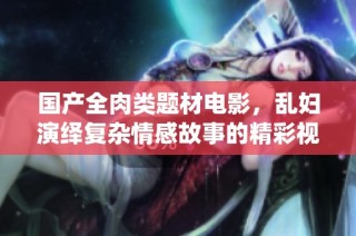 国产全肉类题材电影，乱妇演绎复杂情感故事的精彩视频分享