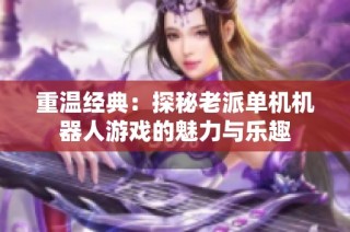 重温经典：探秘老派单机机器人游戏的魅力与乐趣