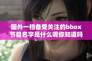 国外一档备受关注的bbox节目名字是什么呢你知道吗