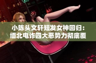 小陈头文轩短发女神回归：缅北电诈四大恶势力彻底覆灭揭秘