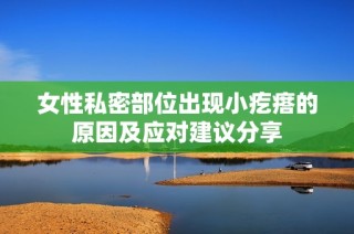 女性私密部位出现小疙瘩的原因及应对建议分享