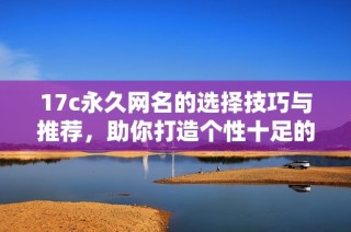 17c永久网名的选择技巧与推荐，助你打造个性十足的网络身份