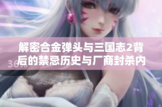 解密合金弹头与三国志2背后的禁忌历史与厂商封杀内幕