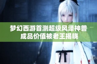 梦幻西游首测超级风泽神兽 成品价值被老王揭晓