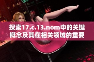 探索17.c.13.nom中的关键概念及其在相关领域的重要性