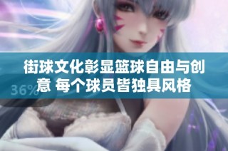 街球文化彰显篮球自由与创意 每个球员皆独具风格