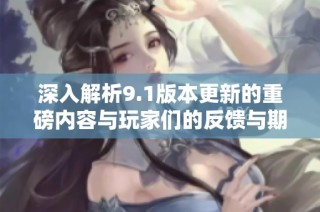深入解析9.1版本更新的重磅内容与玩家们的反馈与期待