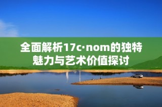 全面解析17c·nom的独特魅力与艺术价值探讨