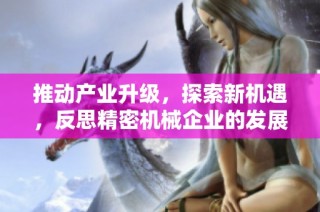 推动产业升级，探索新机遇，反思精密机械企业的发展之路