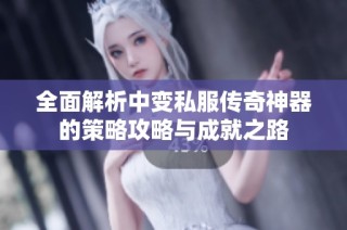 全面解析中变私服传奇神器的策略攻略与成就之路