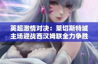 英超激情对决：莱切斯特城主场迎战西汉姆联全力争胜