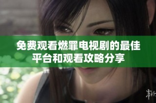 免费观看燃罪电视剧的最佳平台和观看攻略分享