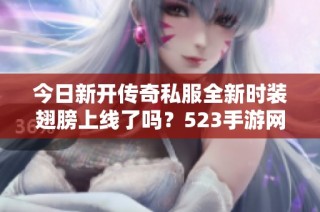 今日新开传奇私服全新时装翅膀上线了吗？523手游网揭秘