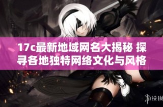 17c最新地域网名大揭秘 探寻各地独特网络文化与风格