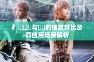 扌喿辶畐与畐畬的细致对比及其应用场景解析