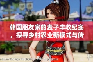 韩国朋友家的麦子丰收纪实，探寻乡村农业新模式与传统文化的融合之旅