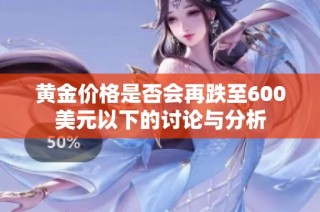 黄金价格是否会再跌至600美元以下的讨论与分析