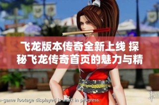 飞龙版本传奇全新上线 探秘飞龙传奇首页的魅力与精彩