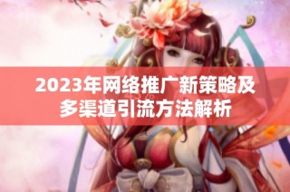 2023年网络推广新策略及多渠道引流方法解析