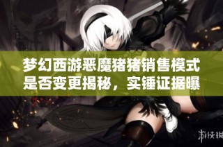 梦幻西游恶魔猪猪销售模式是否变更揭秘，实锤证据曝光！