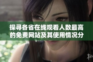 探寻各省在线观看人数最高的免费网站及其使用情况分析