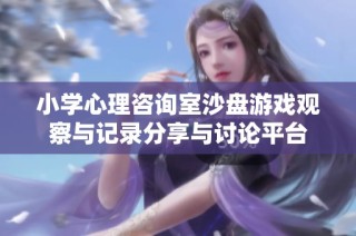 小学心理咨询室沙盘游戏观察与记录分享与讨论平台