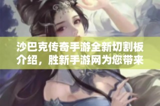 沙巴克传奇手游全新切割板介绍，胜新手游网为您带来精彩攻略与玩法解析
