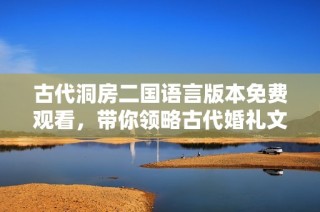 古代洞房二国语言版本免费观看，带你领略古代婚礼文化的独特魅力