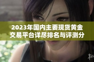 2023年国内主要现货黄金交易平台详尽排名与评测分析
