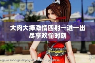大肉大捧激情四射一进一出尽享欢愉时刻