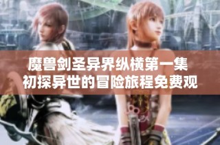 魔兽剑圣异界纵横第一集 初探异世的冒险旅程免费观看