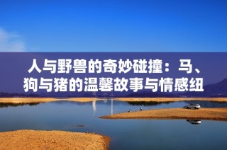 人与野兽的奇妙碰撞：马、狗与猪的温馨故事与情感纽带