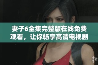妻子6全集完整版在线免费观看，让你畅享高清电视剧的精彩故事