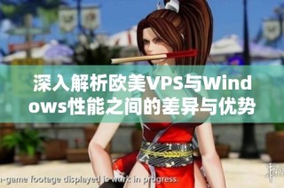 深入解析欧美VPS与Windows性能之间的差异与优势对比分析