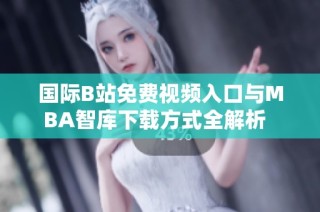 国际B站免费视频入口与MBA智库下载方式全解析  