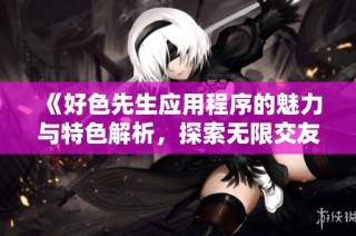《好色先生应用程序的魅力与特色解析，探索无限交友可能性》