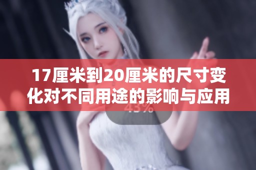 17厘米到20厘米的尺寸变化对不同用途的影响与应用分析