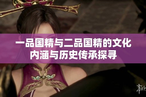 一品国精与二品国精的文化内涵与历史传承探寻