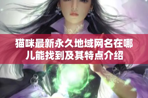 猫咪最新永久地域网名在哪儿能找到及其特点介绍