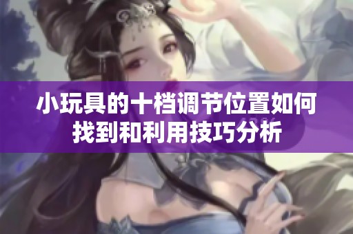 小玩具的十档调节位置如何找到和利用技巧分析