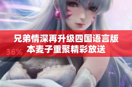 兄弟情深再升级四国语言版本麦子重聚精彩放送