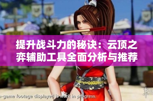 提升战斗力的秘诀：云顶之弈辅助工具全面分析与推荐