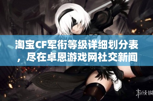 淘宝CF军衔等级详细划分表，尽在卓恩游戏网社交新闻版块