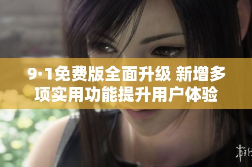 9·1免费版全面升级 新增多项实用功能提升用户体验