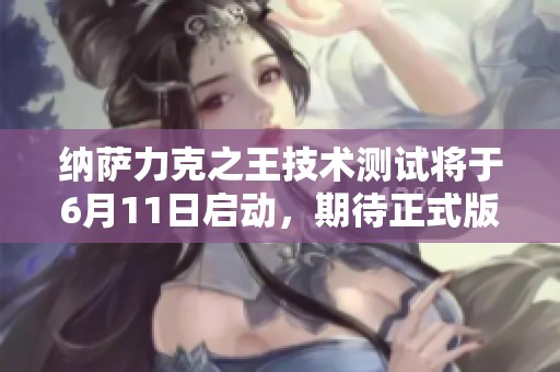 纳萨力克之王技术测试将于6月11日启动，期待正式版快速上线