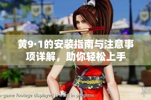 黄9·1的安装指南与注意事项详解，助你轻松上手