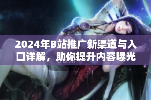 2024年B站推广新渠道与入口详解，助你提升内容曝光率