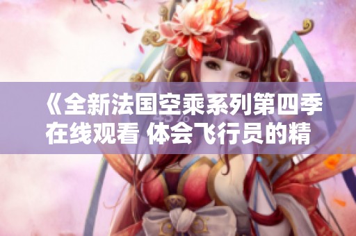 《全新法国空乘系列第四季在线观看 体会飞行员的精彩生活》