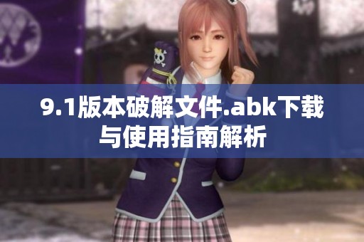 9.1版本破解文件.abk下载与使用指南解析