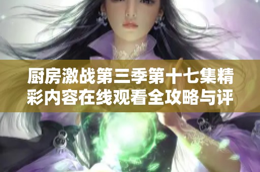 厨房激战第三季第十七集精彩内容在线观看全攻略与评析